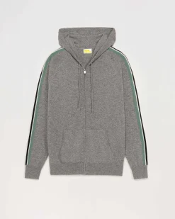 New FROM FUTURE Pull Hoodie Zippe Bandes