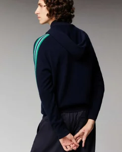 Sale FROM FUTURE Pull Hoodie Zippe Bandes