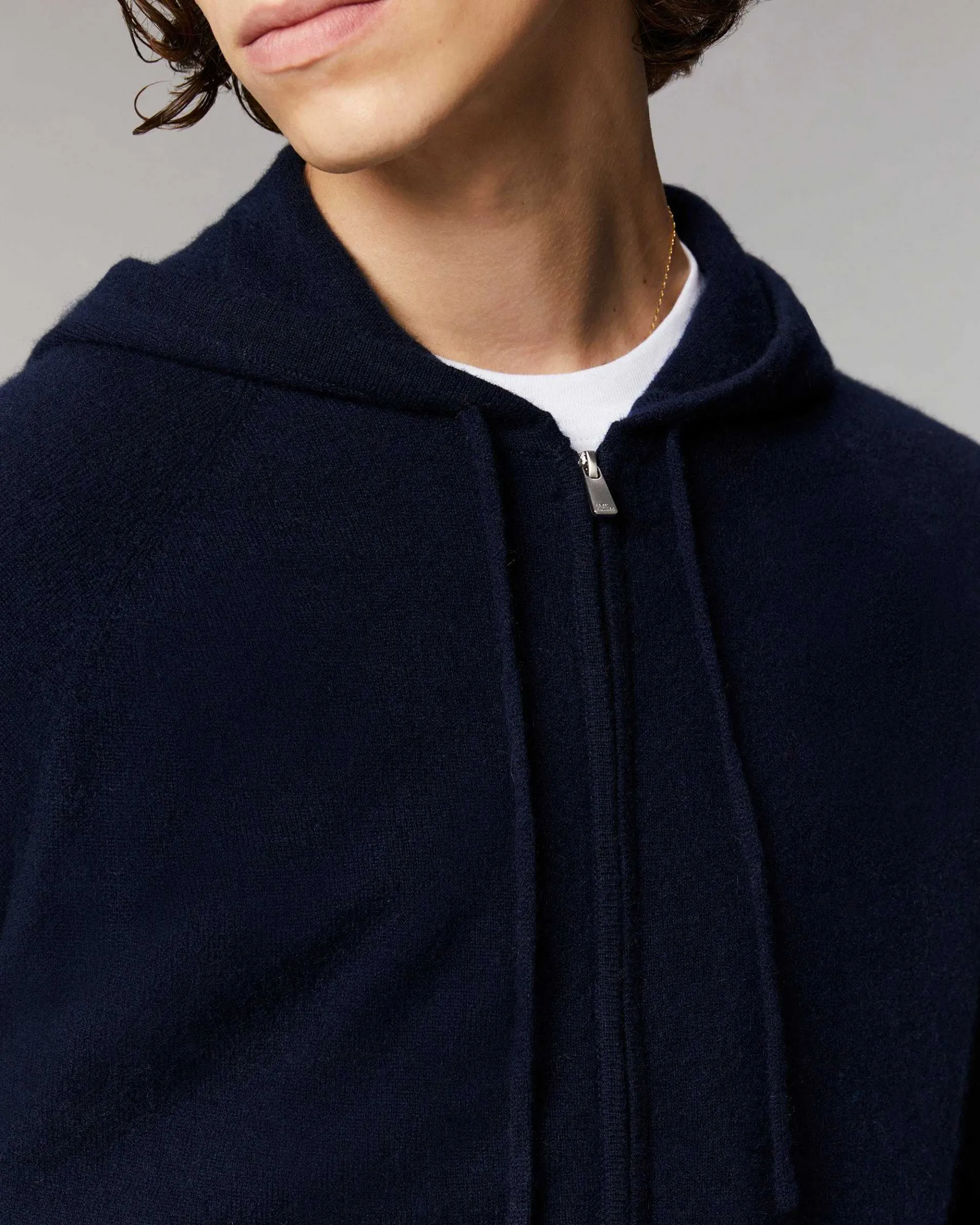 FROM FUTURE Pull Hoodie Zippe Basique Anthracite