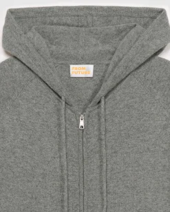 Online FROM FUTURE Pull Hoodie Zippe Basique