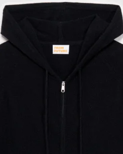 Hot FROM FUTURE Pull Hoodie Zippe Basique Noir