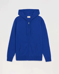 Discount FROM FUTURE Pull Hoodie Zippe Basique Electric Blue