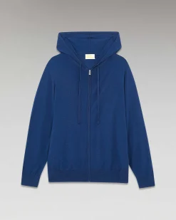 Outlet FROM FUTURE Pull Hoodie Zippe Uni Midnight Blue