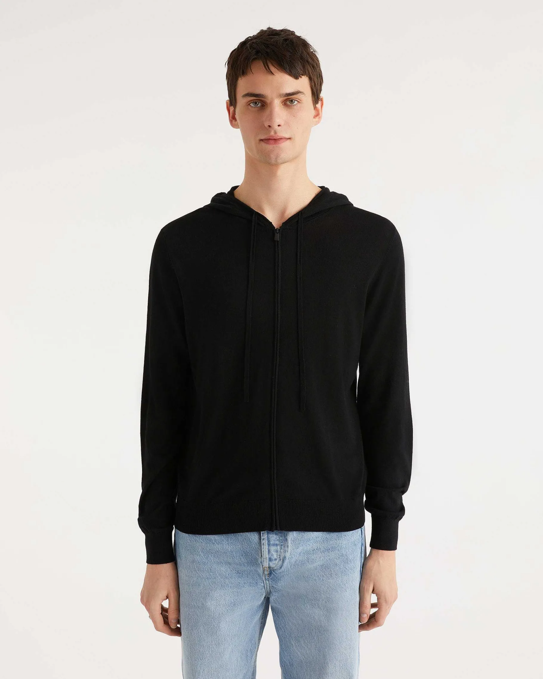 Discount FROM FUTURE Pull Hoodie Zippe Uni Noir