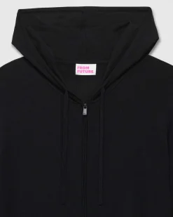 Discount FROM FUTURE Pull Hoodie Zippe Uni Noir