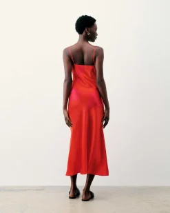 Discount FROM FUTURE Robe Longue Bretelle Gisele Utopic Pink