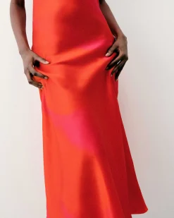 Discount FROM FUTURE Robe Longue Bretelle Gisele Utopic Pink