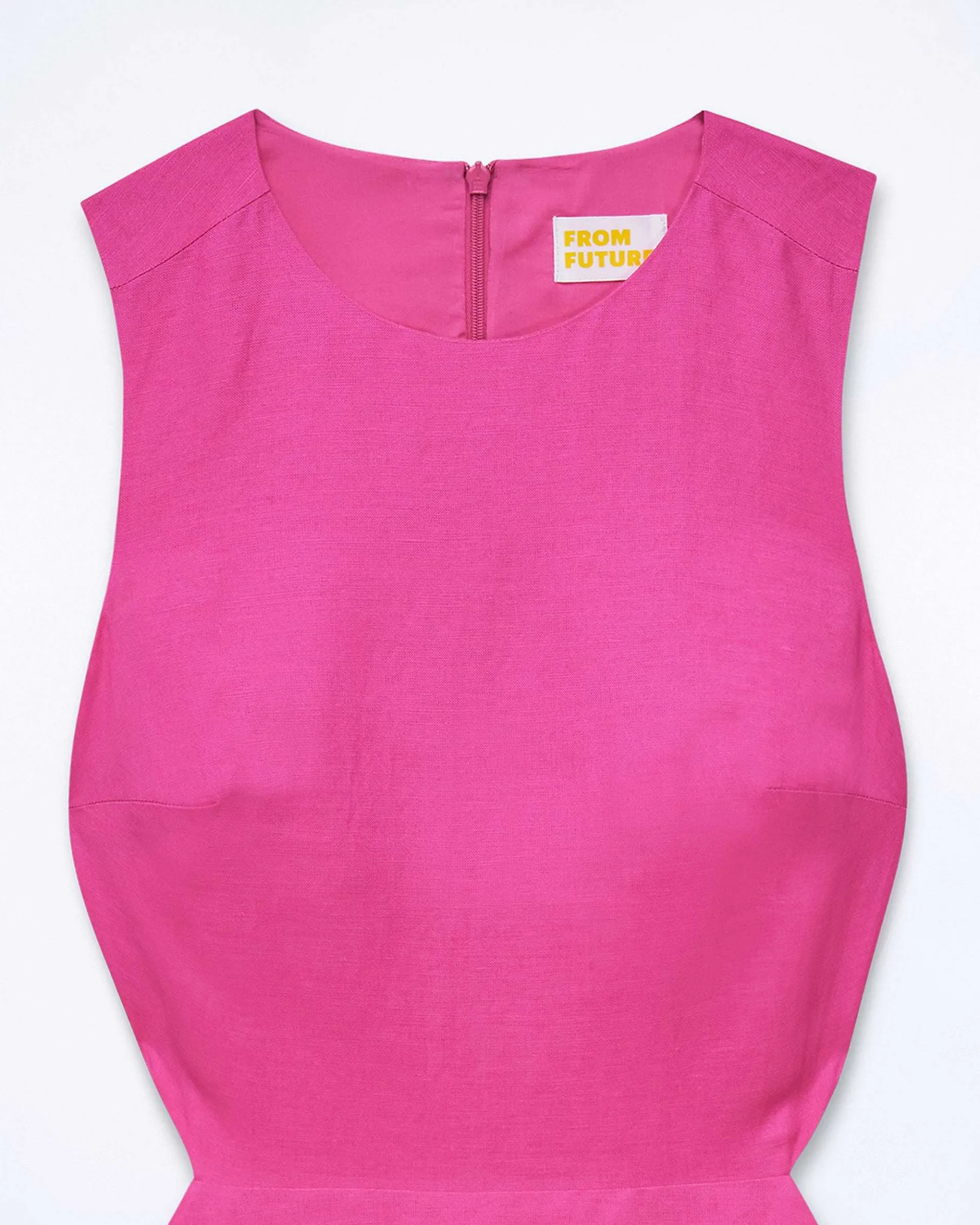 Online FROM FUTURE Robe Longue Bretelle Myra Disco Pink