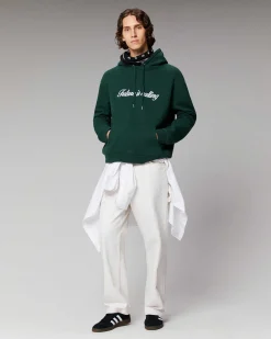FROM FUTURE Sweatshirt Hoodie Future Is Calling Bottle Green