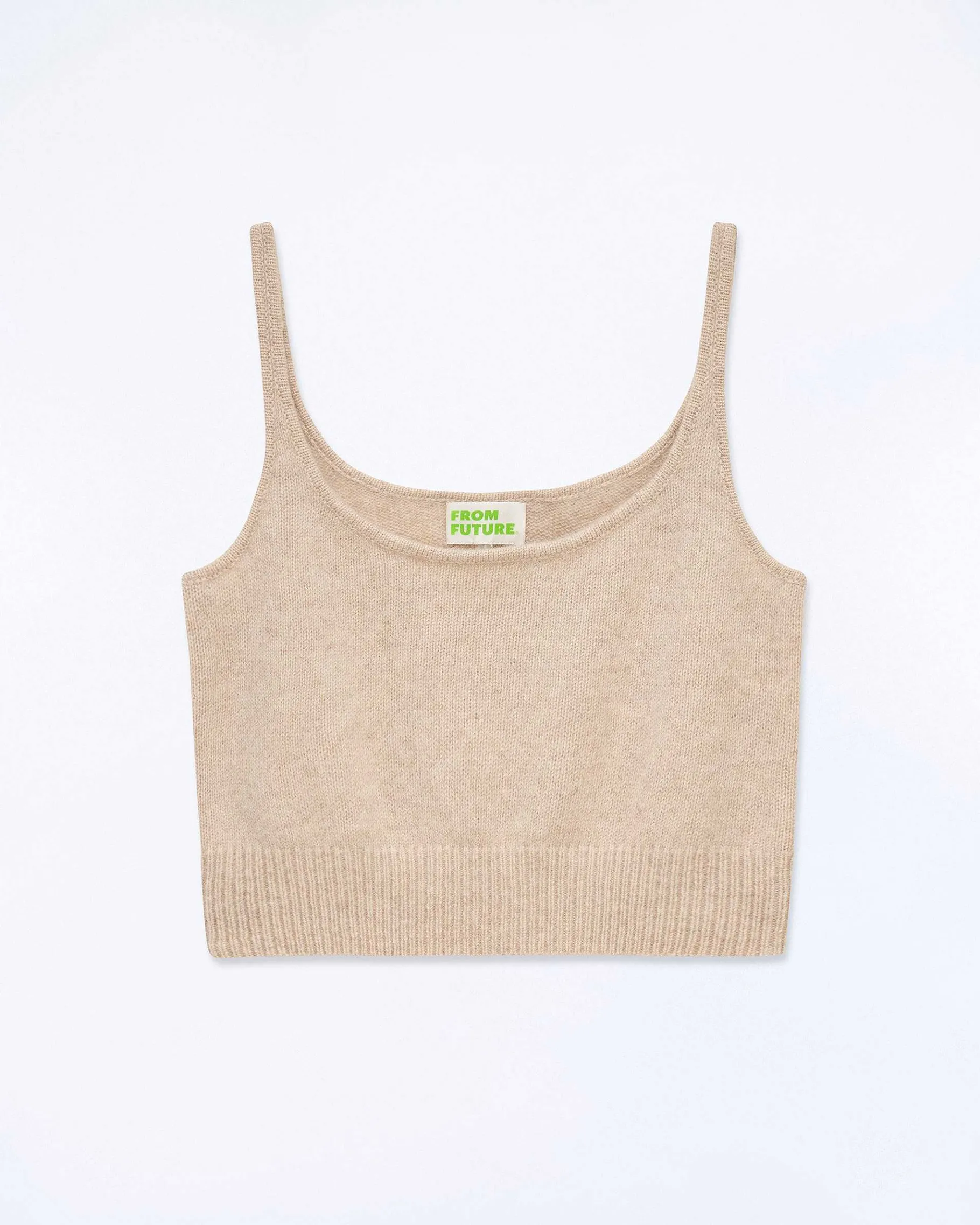 Outlet FROM FUTURE Top Brassiere Beige Chine