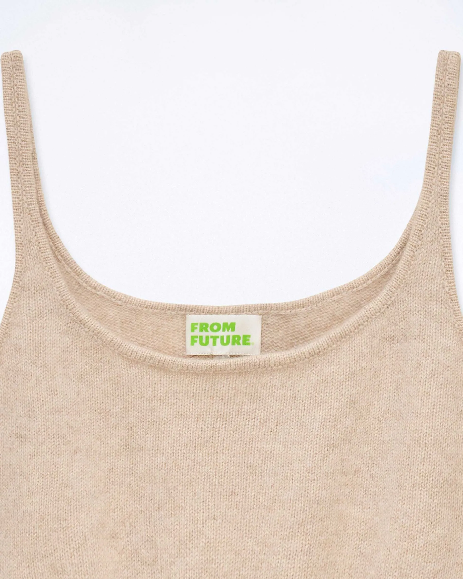 Outlet FROM FUTURE Top Brassiere Beige Chine
