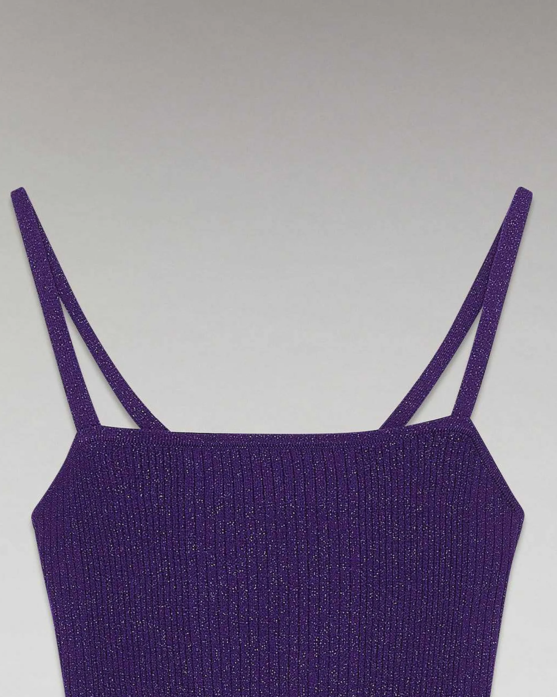 Online FROM FUTURE Top Bretelle Metallise Intense Purple