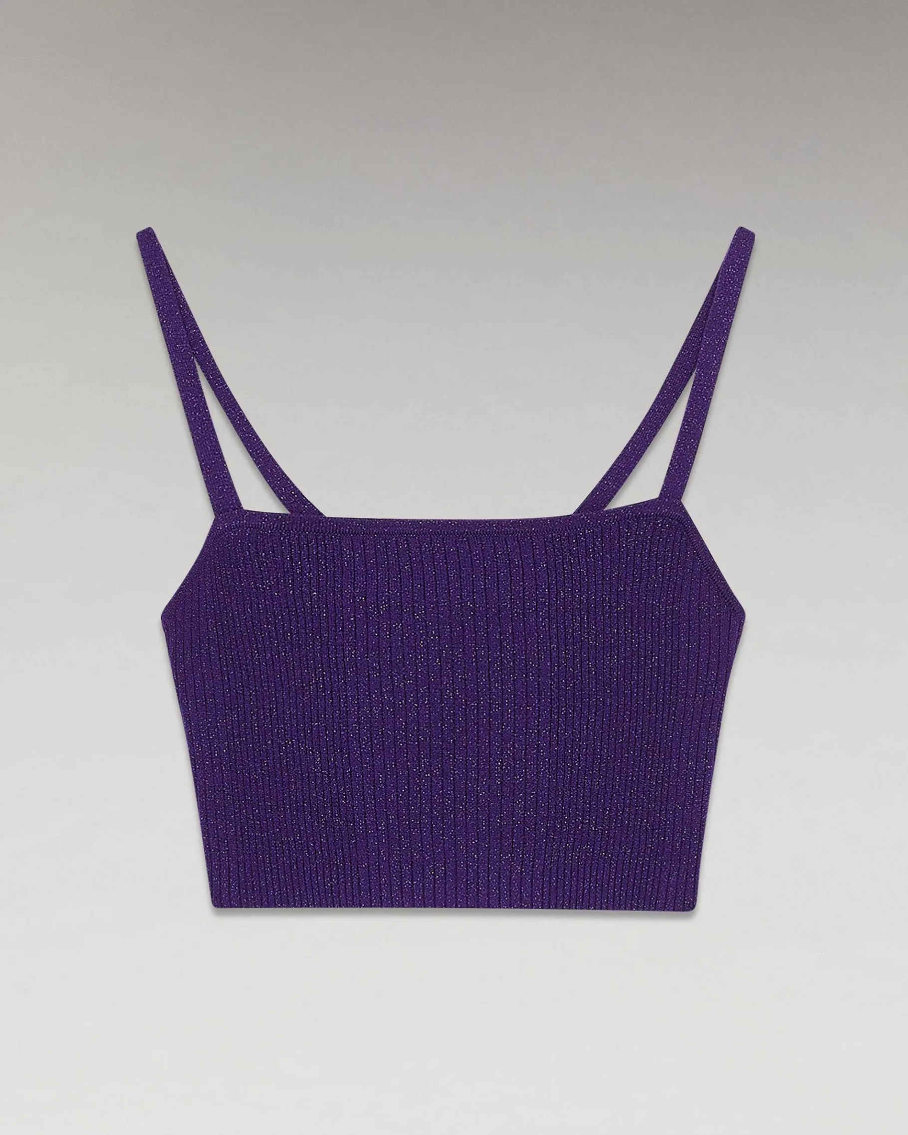 Online FROM FUTURE Top Bretelle Metallise Intense Purple