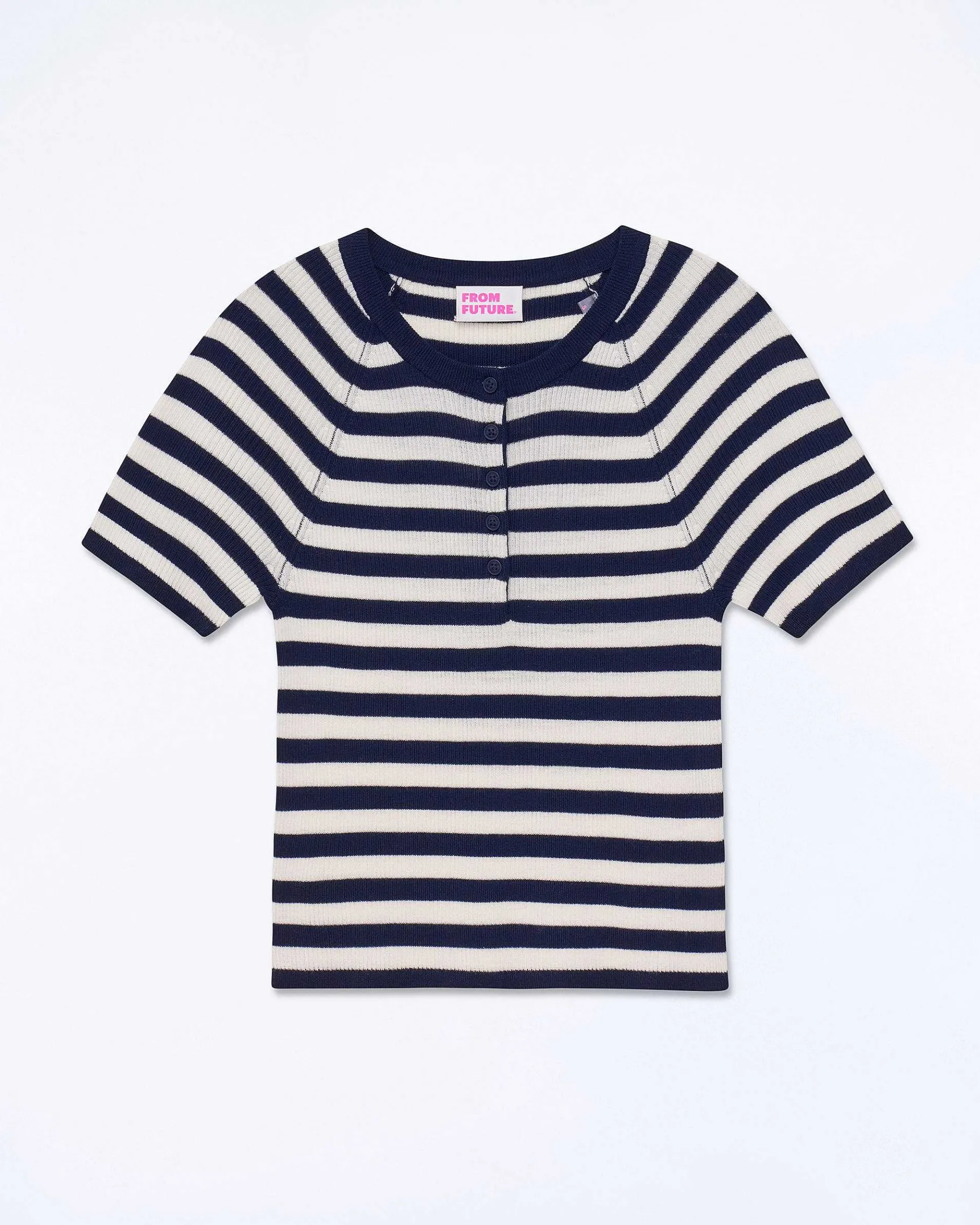 Hot FROM FUTURE Top Manches Courtes Navy