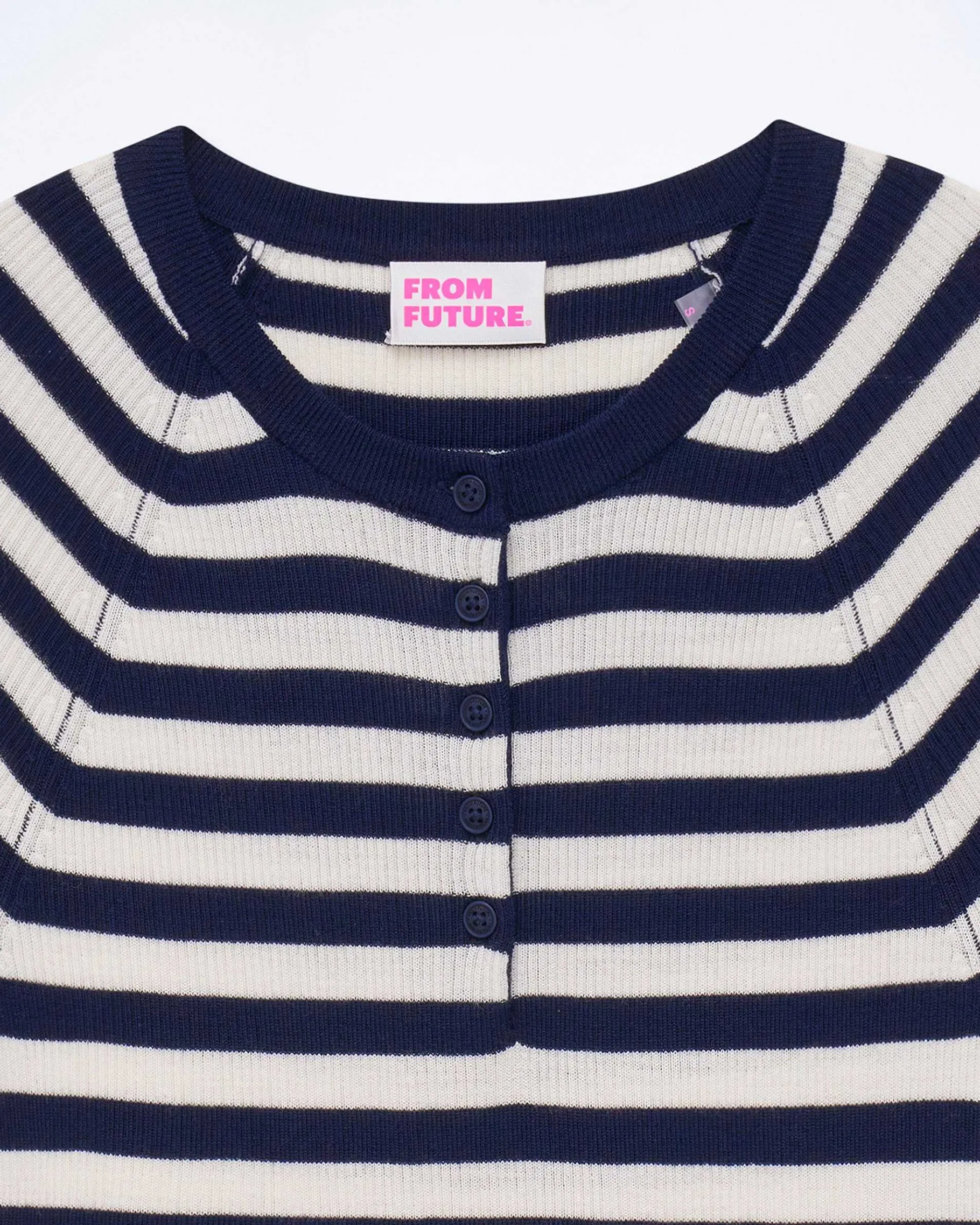 Hot FROM FUTURE Top Manches Courtes Navy