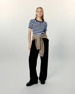 Hot FROM FUTURE Top Manches Courtes Navy