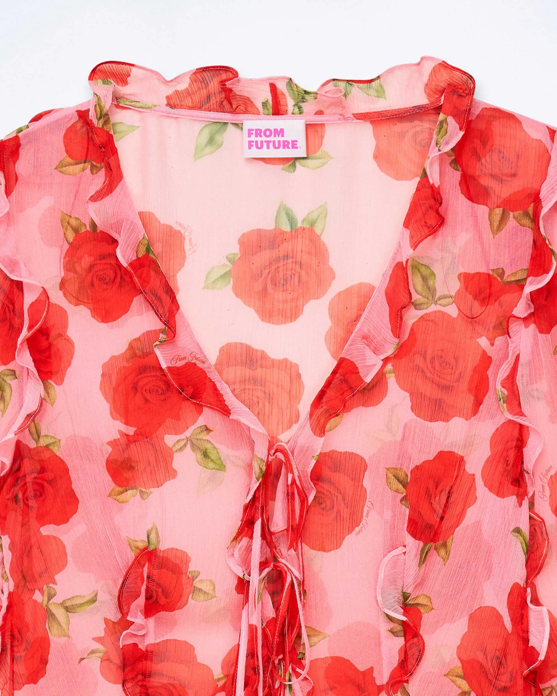 Discount FROM FUTURE Top Manches Longues Bettina Hot Roses