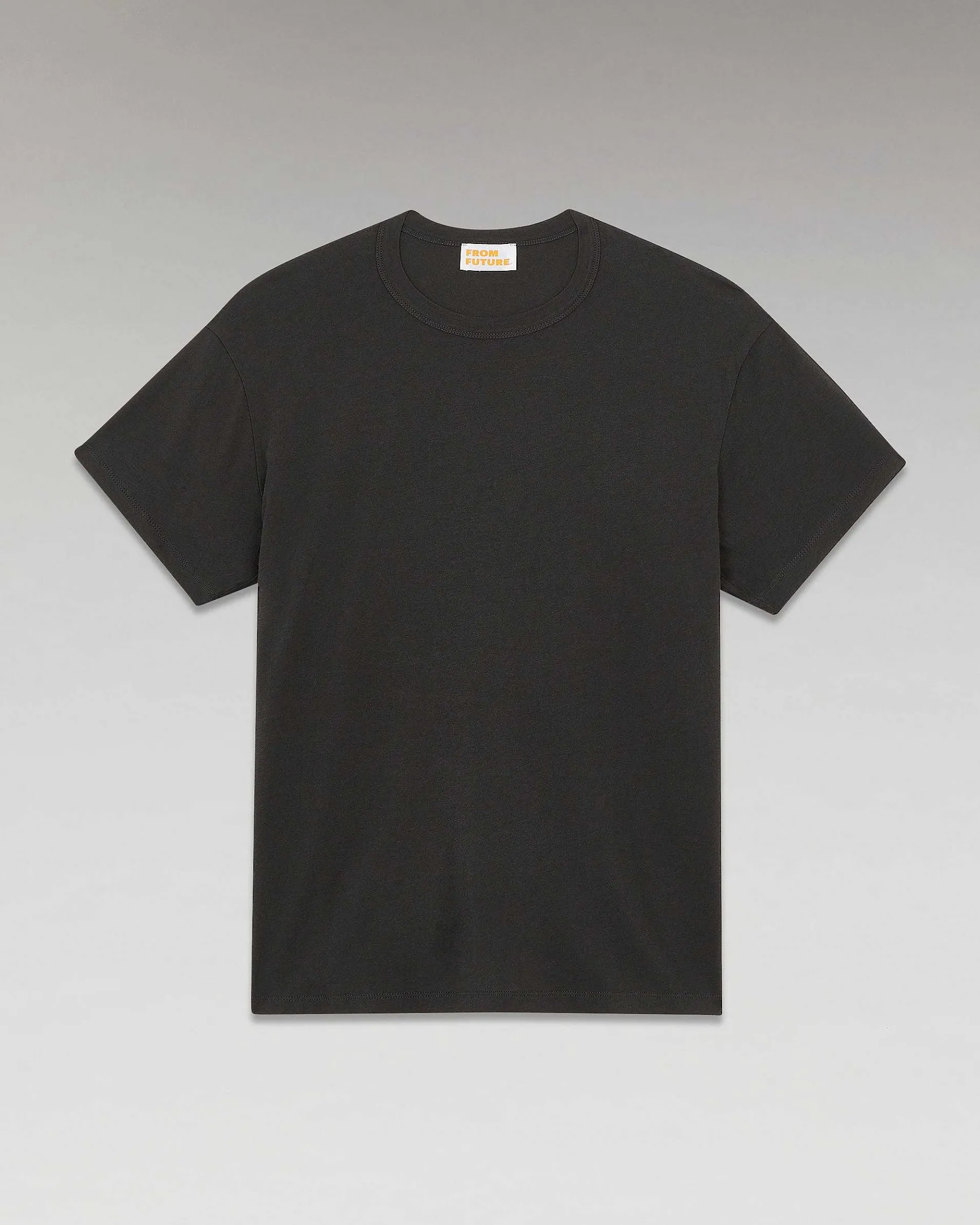 Clearance FROM FUTURE T-Shirt Col Rond Basique Anthracite