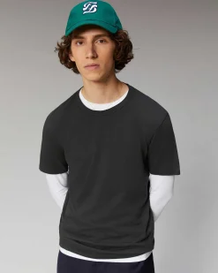 Online FROM FUTURE T-Shirt Col Rond Basique Anthracite