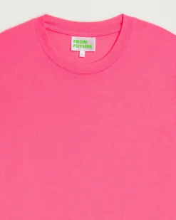 Best FROM FUTURE T-Shirt Col Rond Basique Rainbow Pink