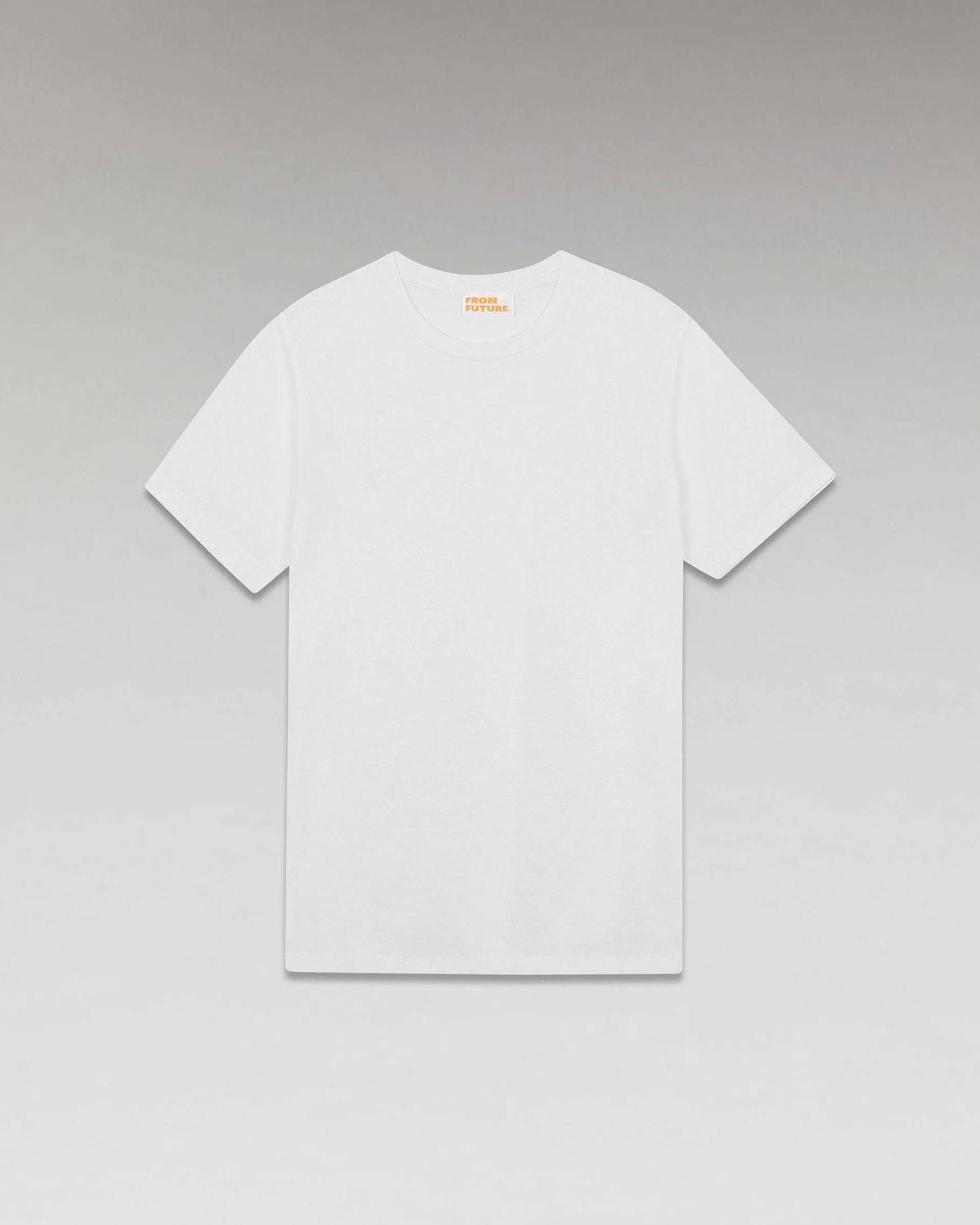 Outlet FROM FUTURE T-Shirt Col Rond Boyfriend Blanc