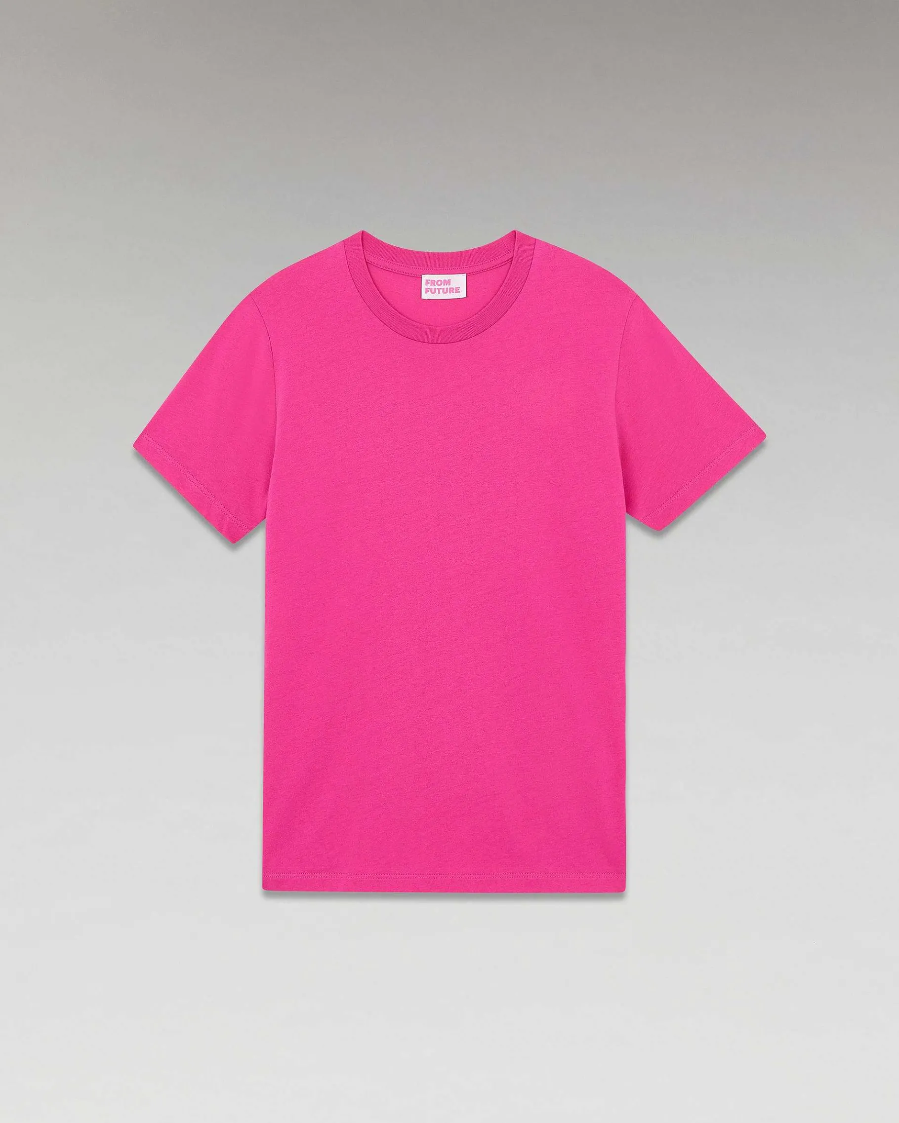 Hot FROM FUTURE T-Shirt Col Rond Boyfriend Flash Pink