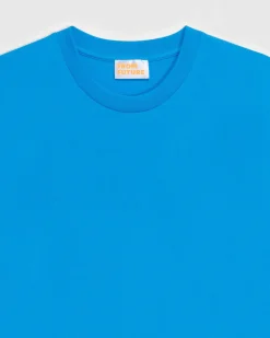 Online FROM FUTURE T-Shirt Col Rond Boyfriend Diva Blue