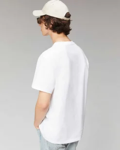 Hot FROM FUTURE T-Shirt Col Rond Coeur Blanc