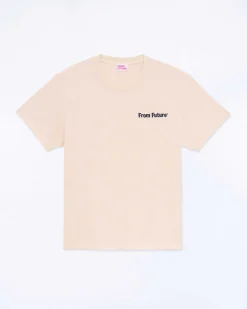 Outlet FROM FUTURE T-Shirt Col Rond Sable