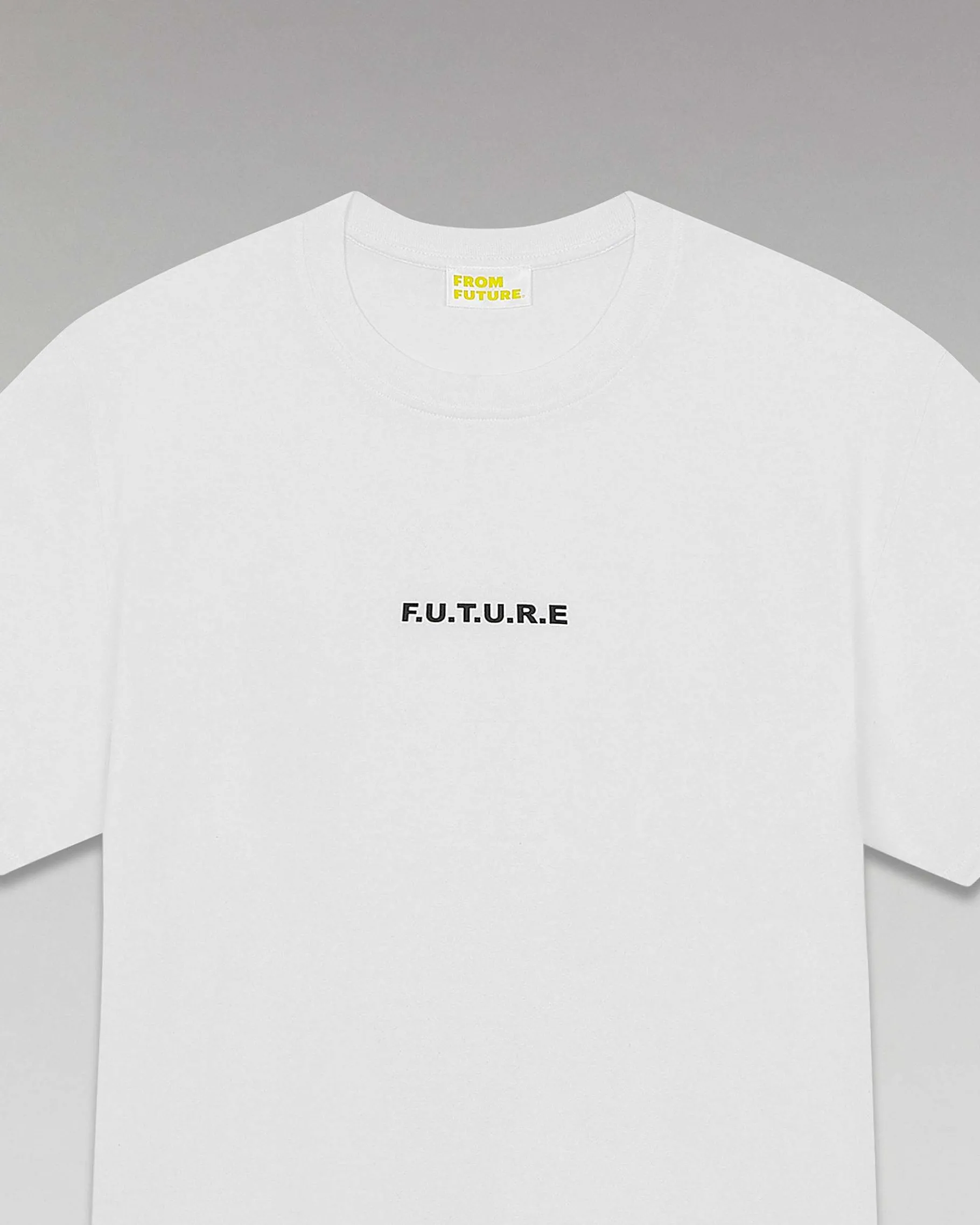 Discount FROM FUTURE T-Shirt Col Rond Future Blanc
