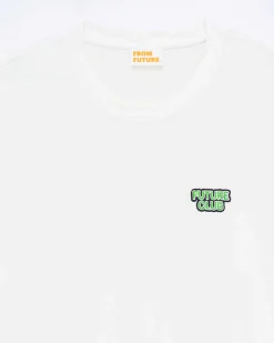 Sale FROM FUTURE T-Shirt Col Rond Future Club Blanc