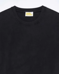 Hot FROM FUTURE T-Shirt Col Rond Manches Courtes Washed Black