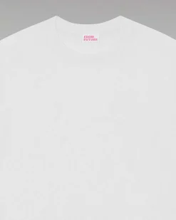 Clearance FROM FUTURE T-Shirt Col Rond Oversize Blanc