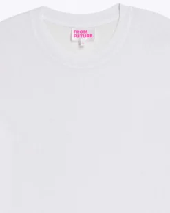 Discount FROM FUTURE T-Shirt Col Rond Supima Blanc