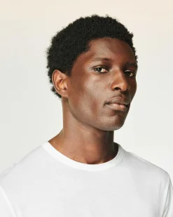 New FROM FUTURE T-Shirt Col Rond Uni Blanc