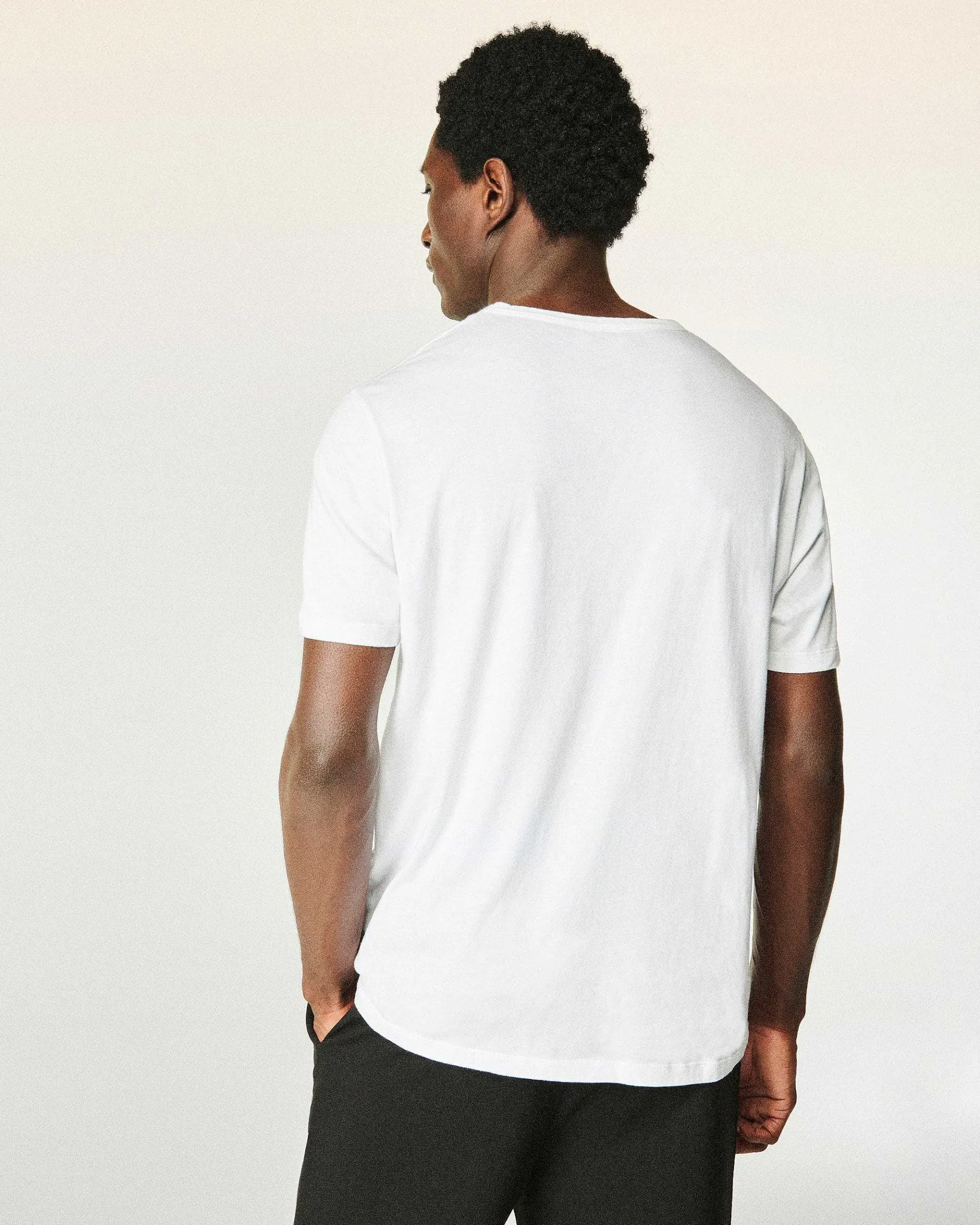 New FROM FUTURE T-Shirt Col Rond Uni Kaki