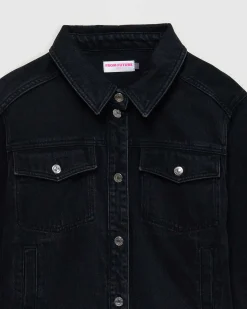Clearance FROM FUTURE Veste Jean Future Club Neon Noir